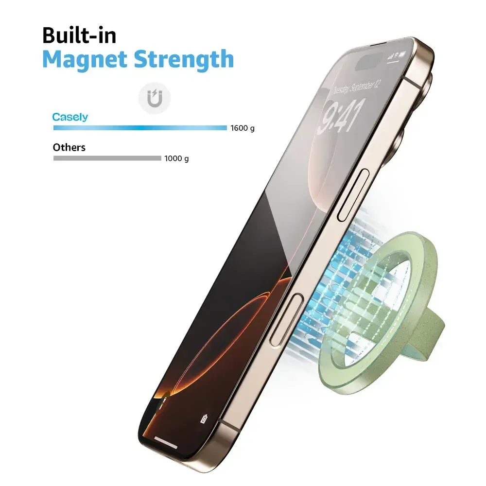 Kiwi Kiss | Matcha Green Shimmer MagRing