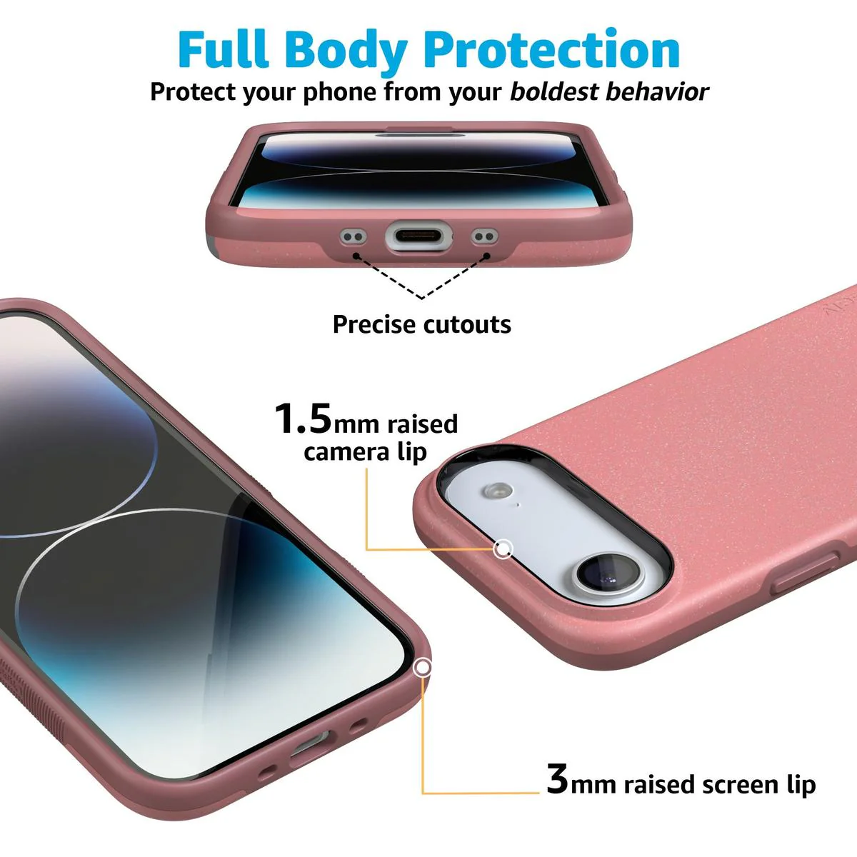 Starfish Wishes | Coral Pink Shimmer Case