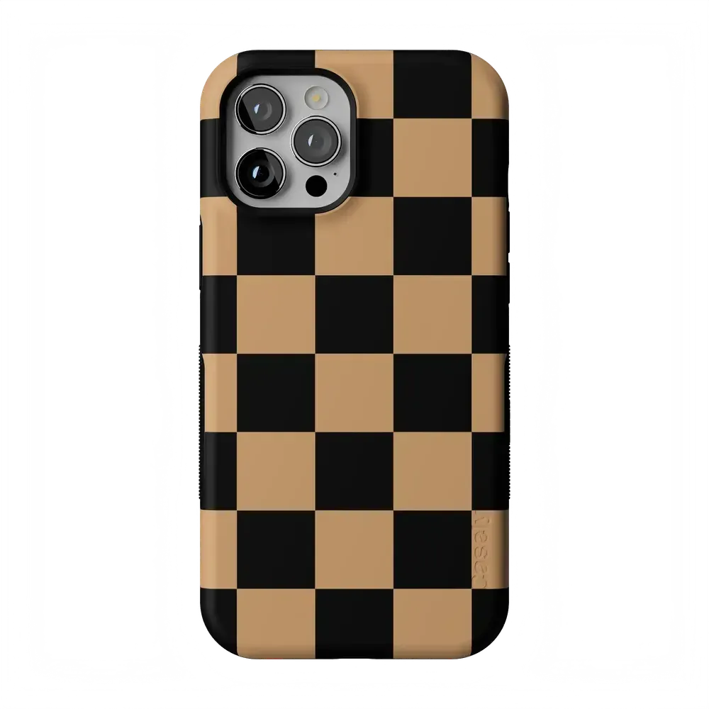 Fit Check | Black & Brown Checkerboard Case