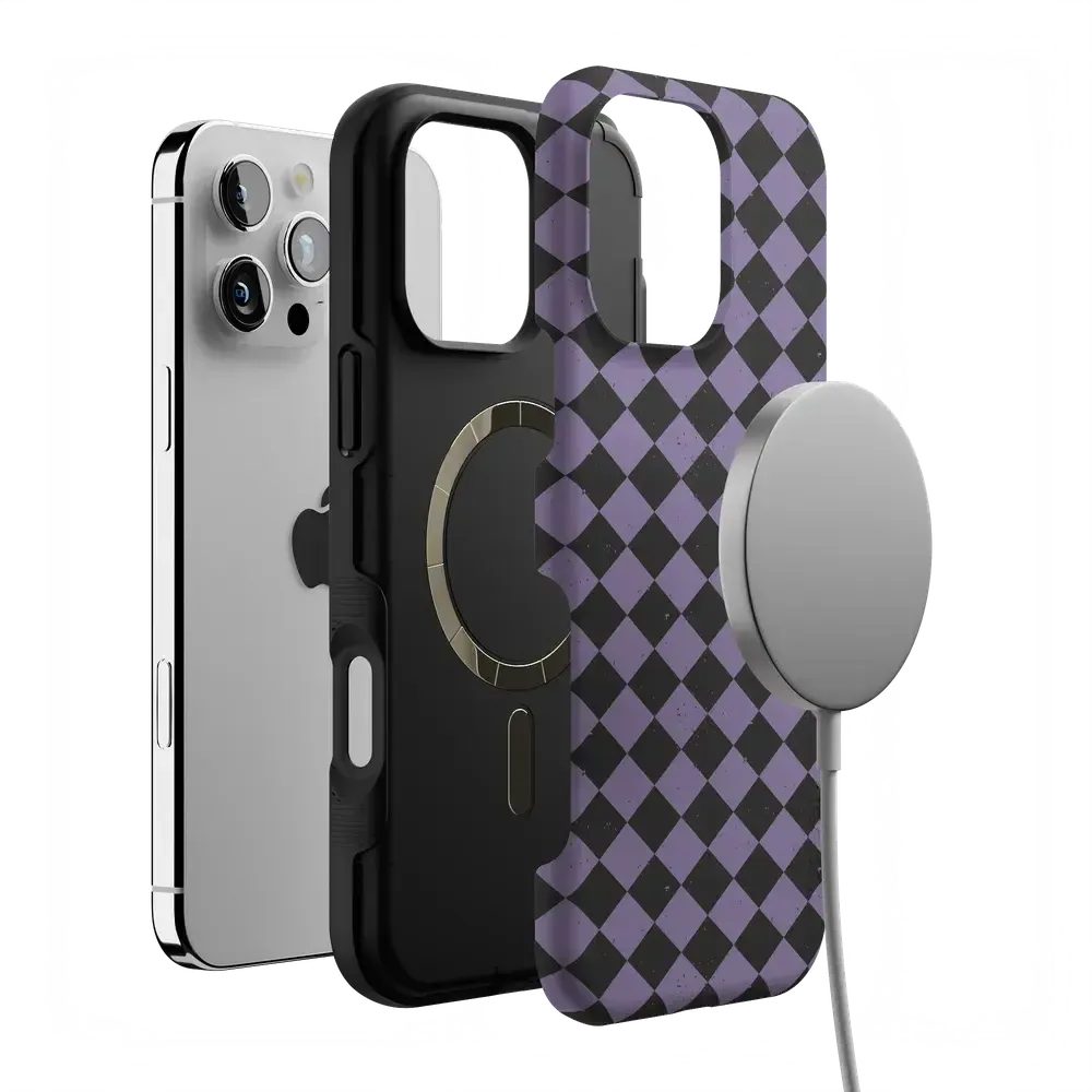 Midnight Hex | Purple Checkered Case