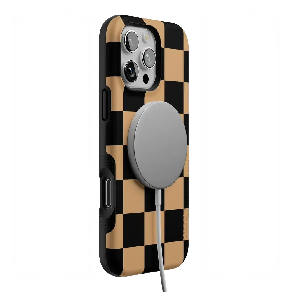 Fit Check | Black & Brown Checkerboard Case