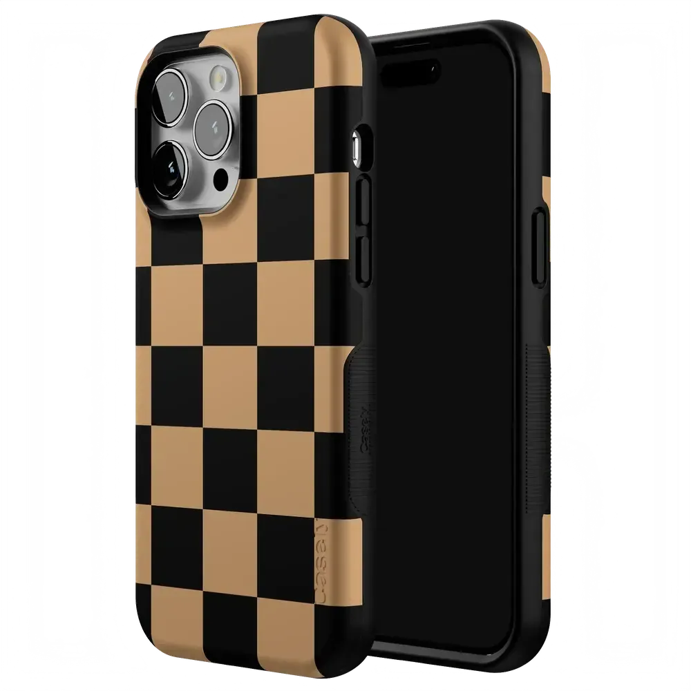 Fit Check | Black & Brown Checkerboard Case