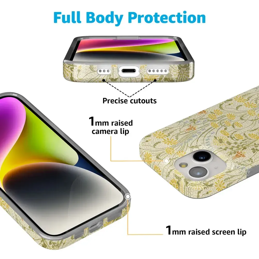 Boho Blooms | Golden Floral Case