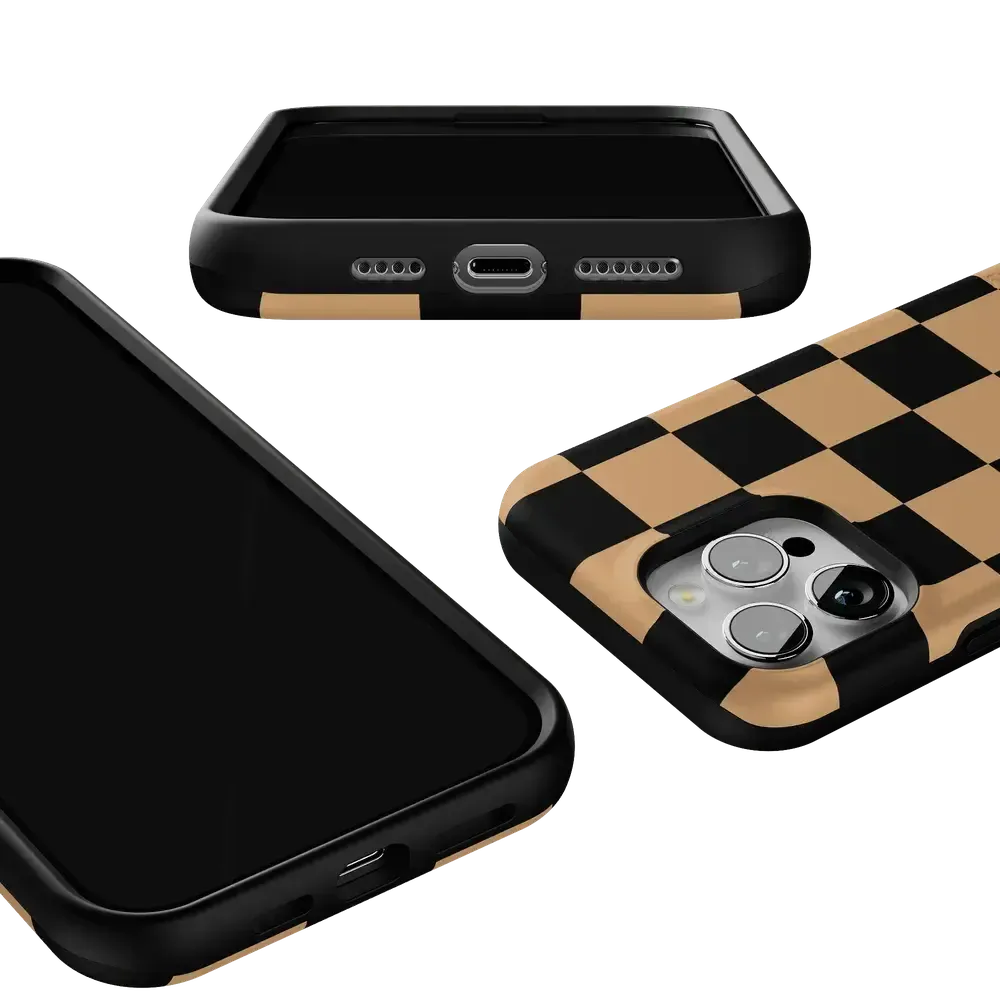 Fit Check | Black & Brown Checkerboard Case