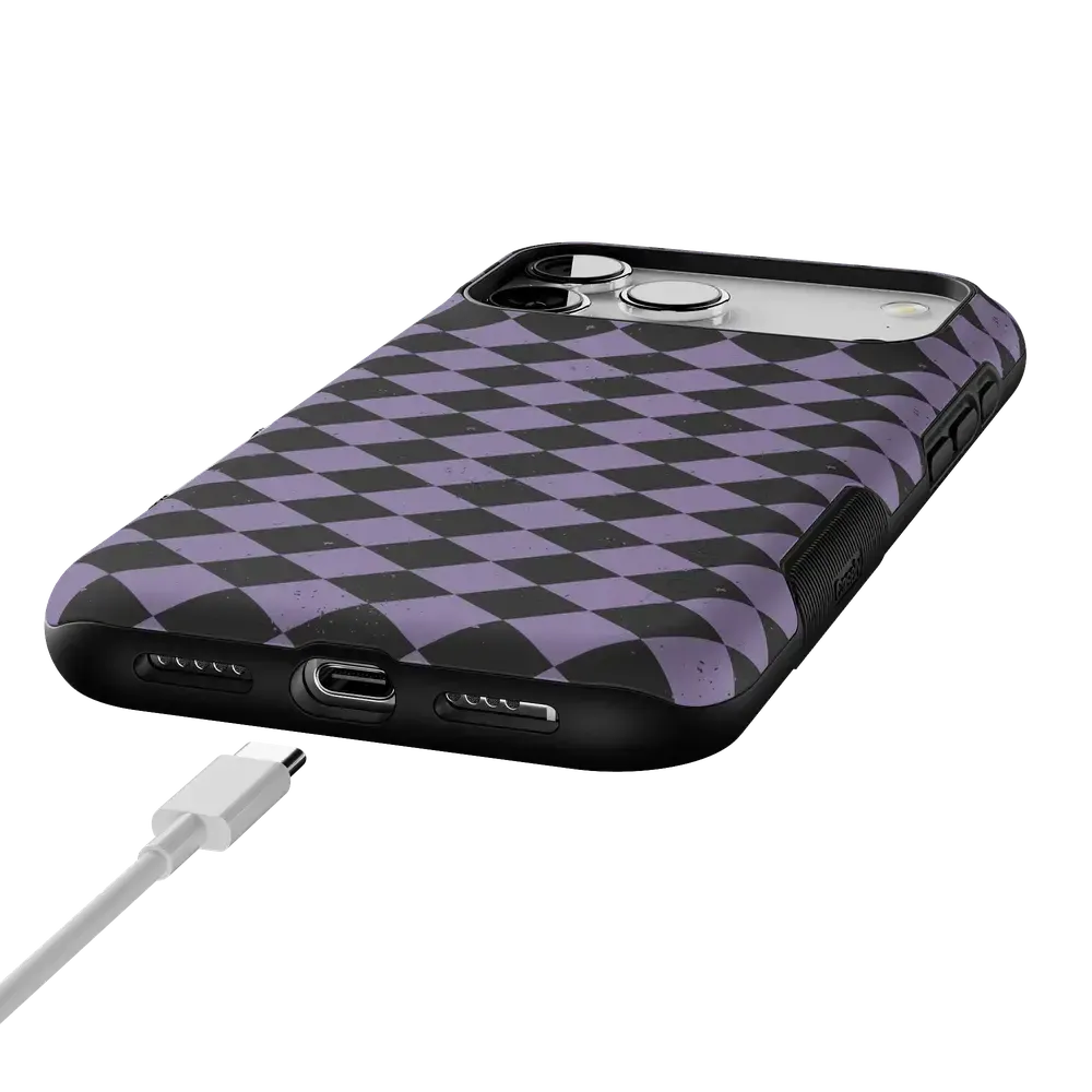 Midnight Hex | Purple Checkered Case