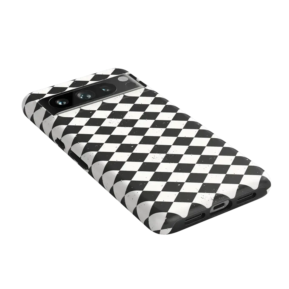 Salem's Hex | Black & White Checkered Case