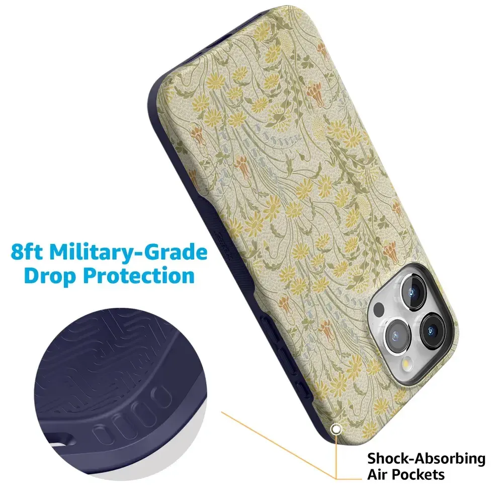 Boho Blooms | Golden Floral Case