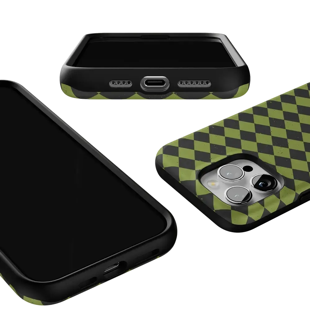 Wicked Hex | Green Checkered Case