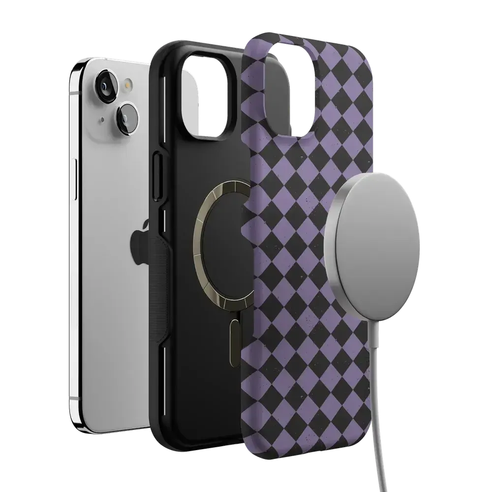 Midnight Hex | Purple Checkered Case
