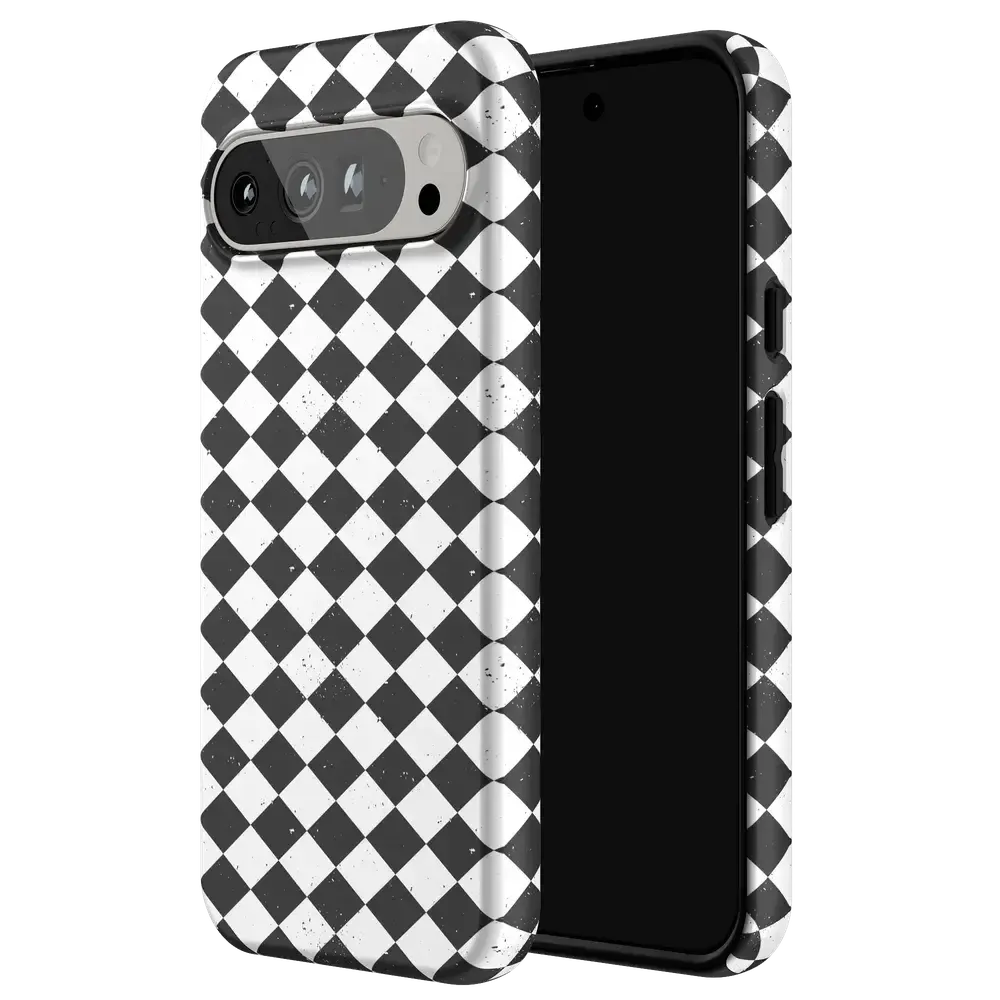 Salem's Hex | Black & White Checkered Case