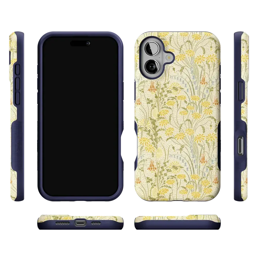 Boho Blooms | Golden Floral Case