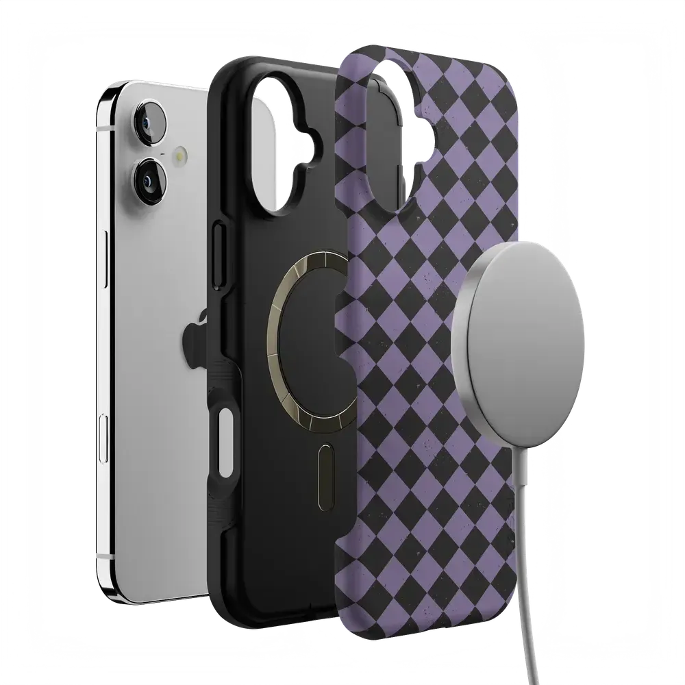 Midnight Hex | Purple Checkered Case