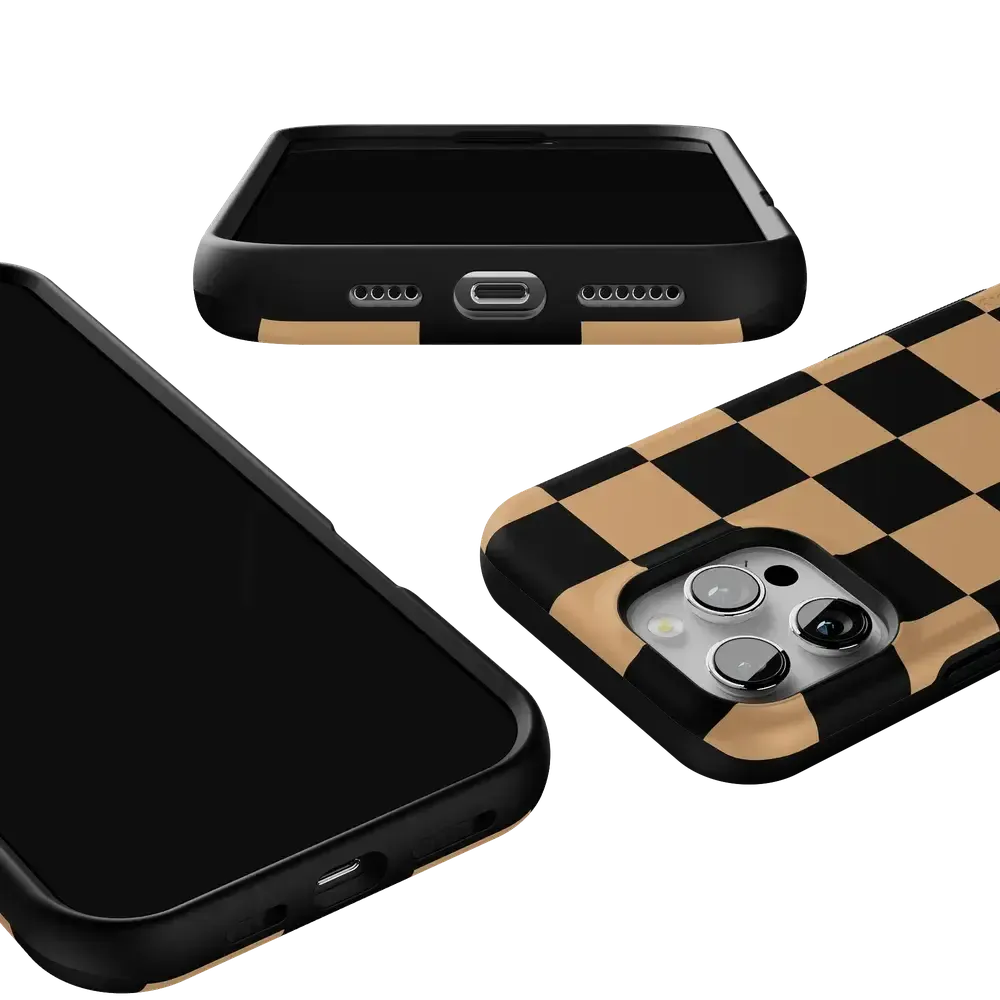 Fit Check | Black & Brown Checkerboard Case