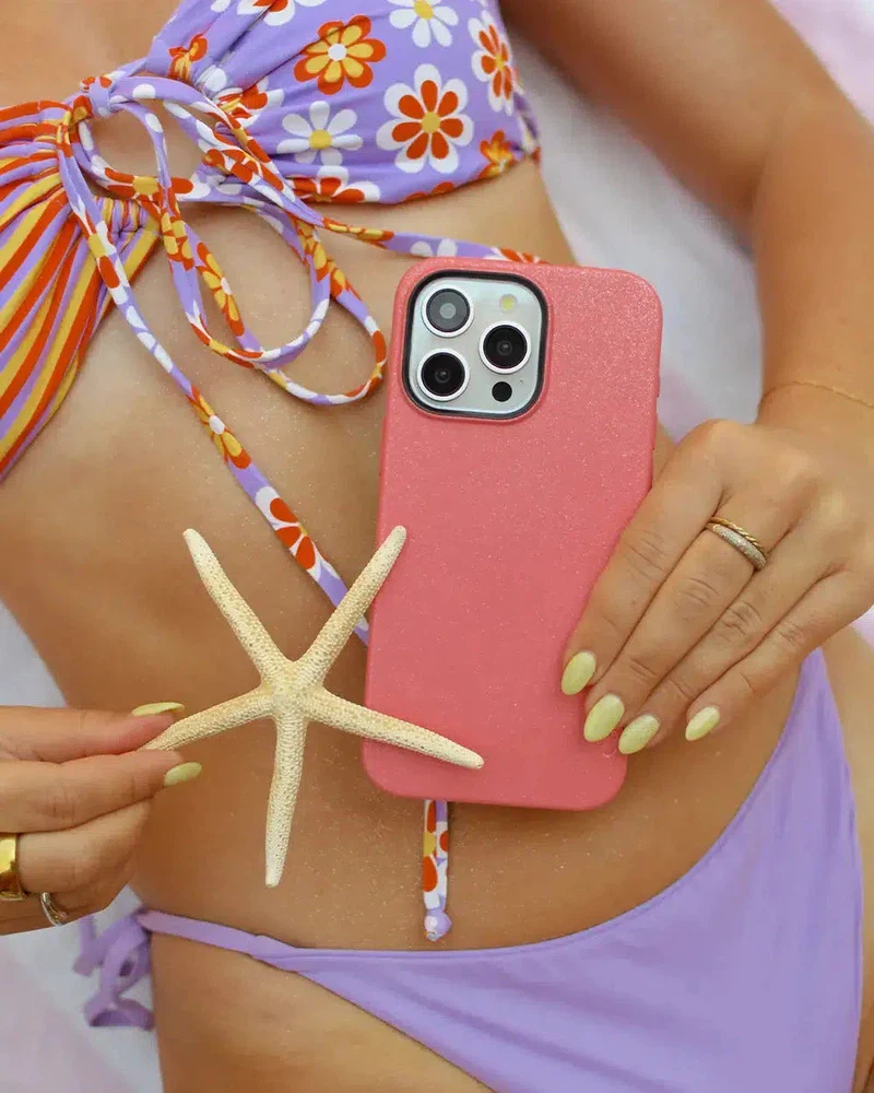 Starfish Wishes | Coral Pink Shimmer Case