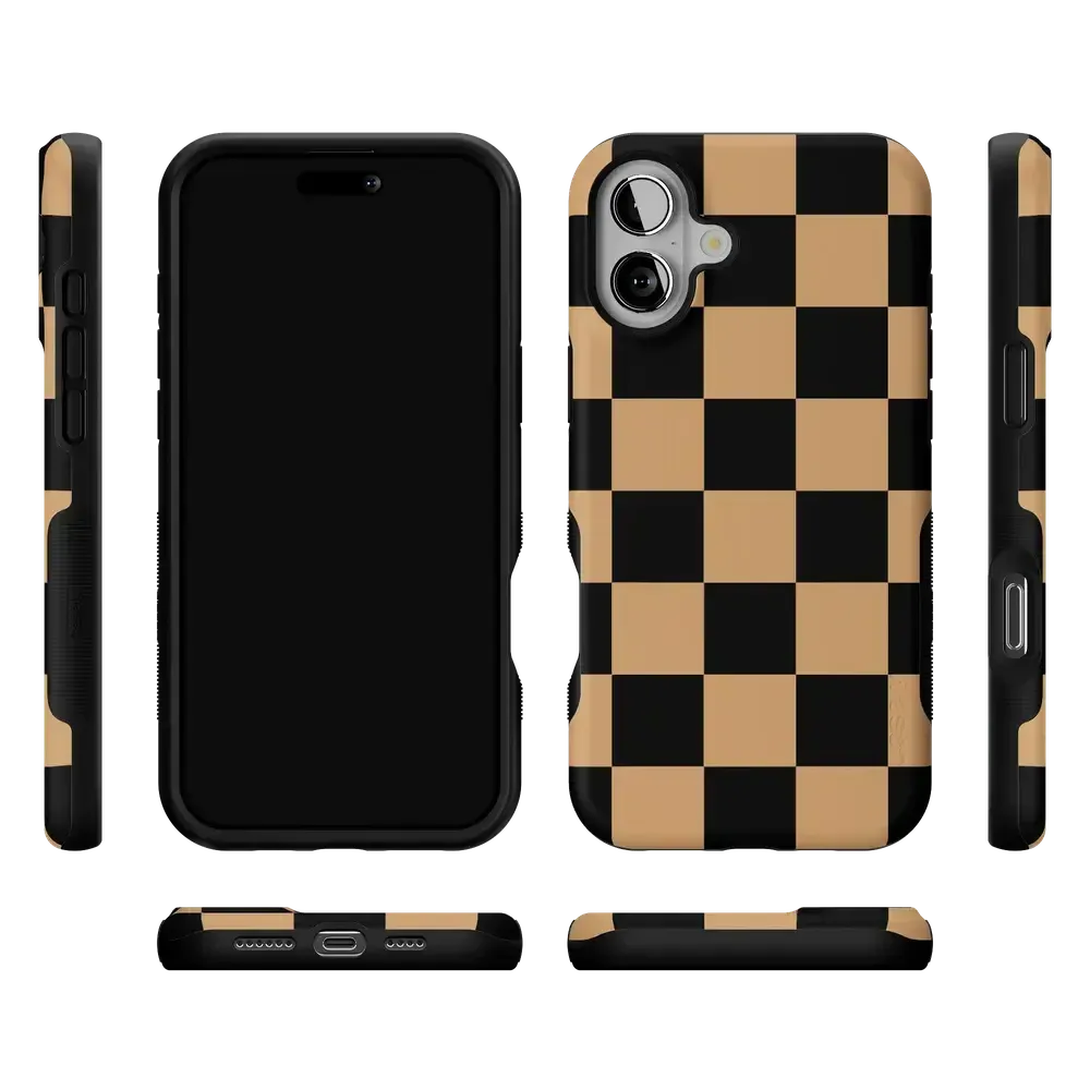 Fit Check | Black & Brown Checkerboard Case