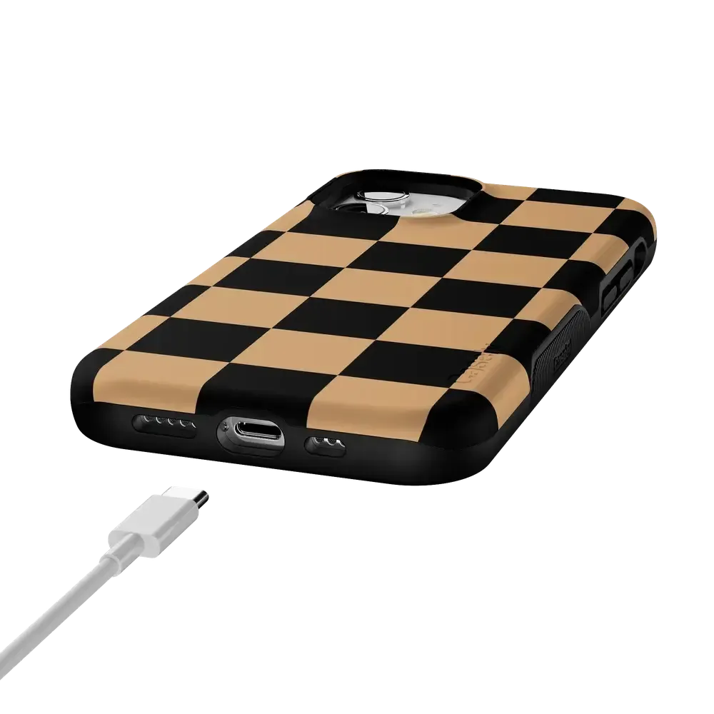 Fit Check | Black & Brown Checkerboard Case