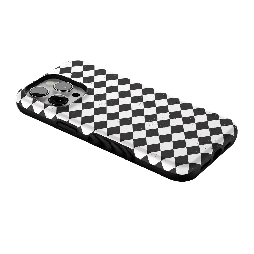 Salem's Hex | Black & White Checkered Case