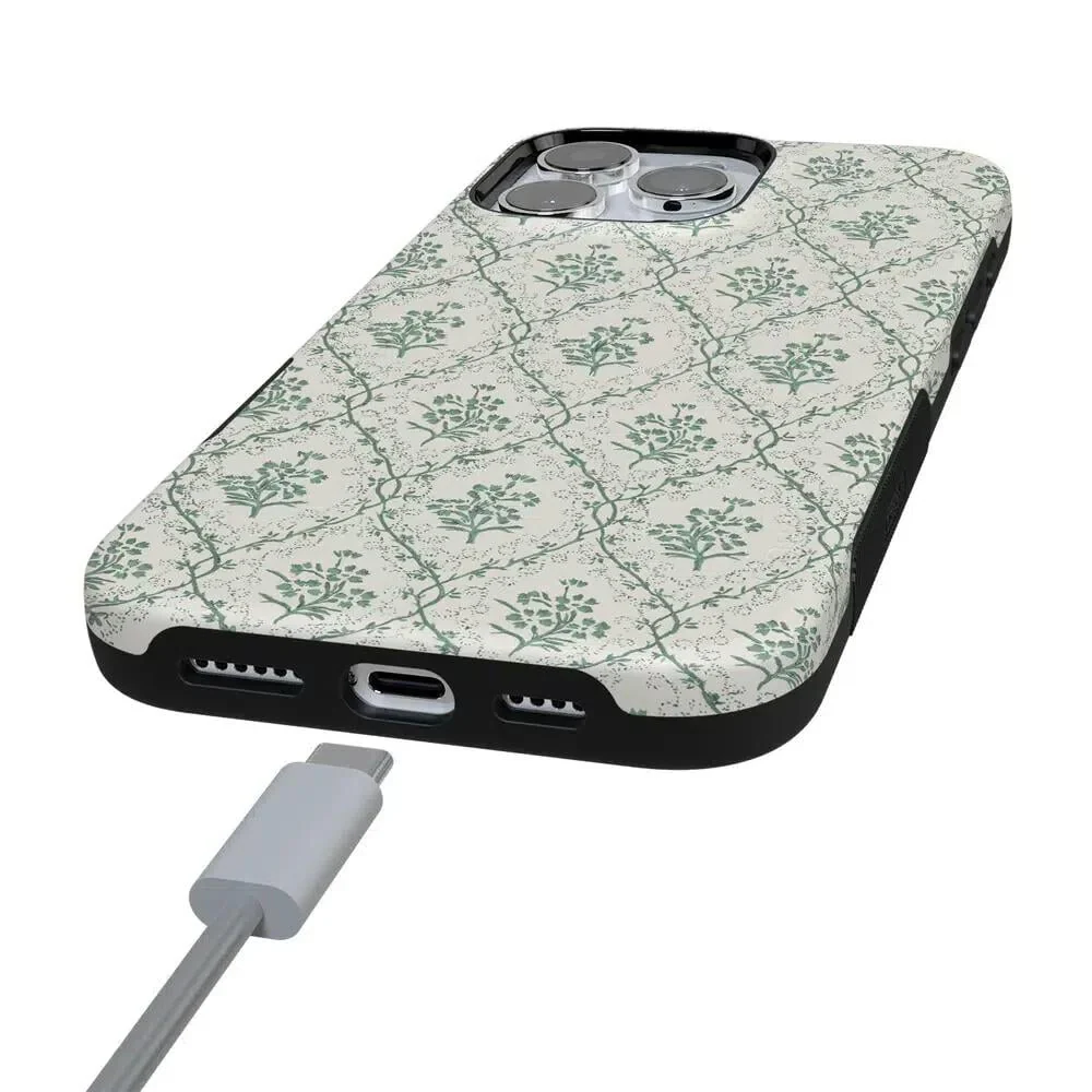 Sage Tapestry | Floral Vines Case