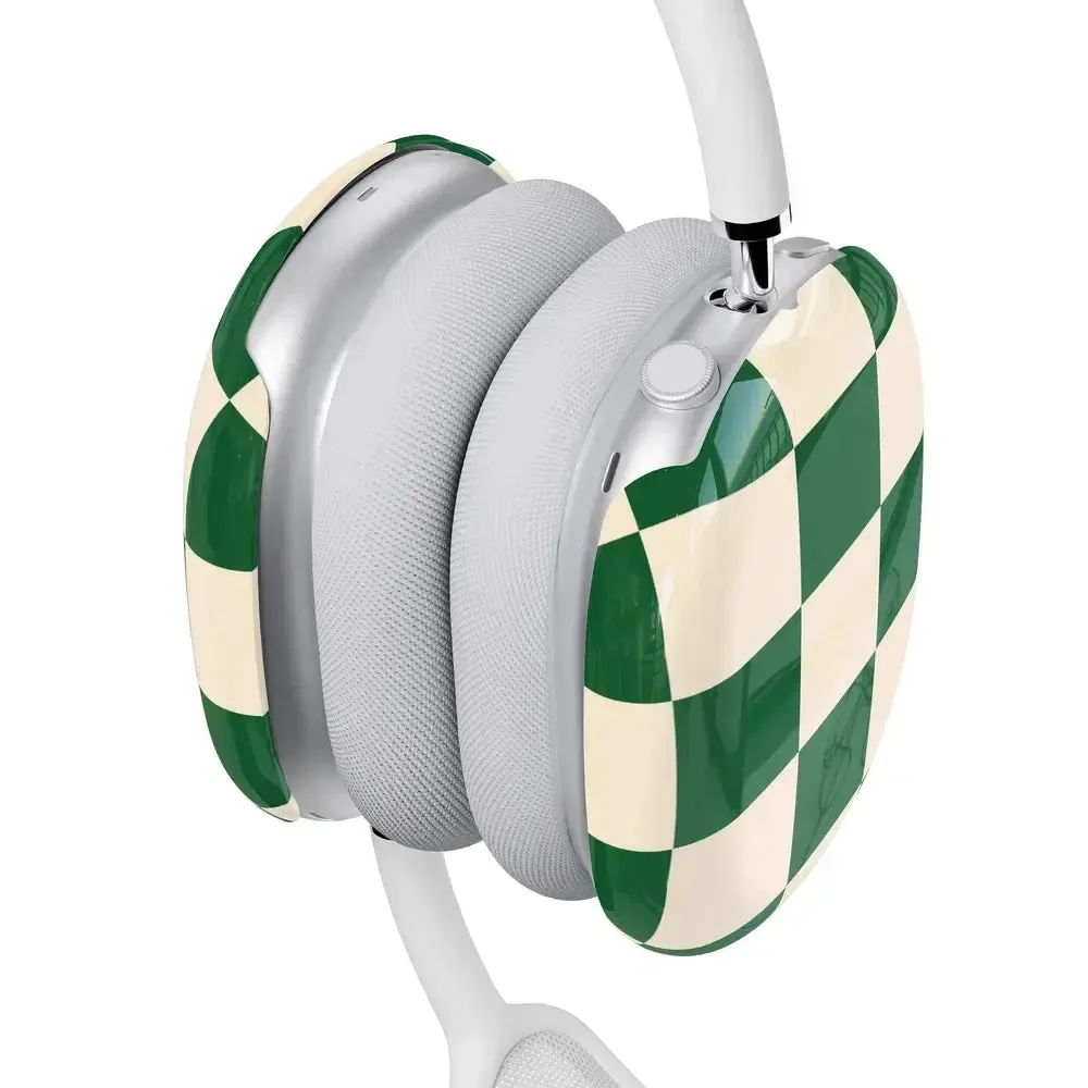 Fit Check | Green Checkerboard AirPods Max Case