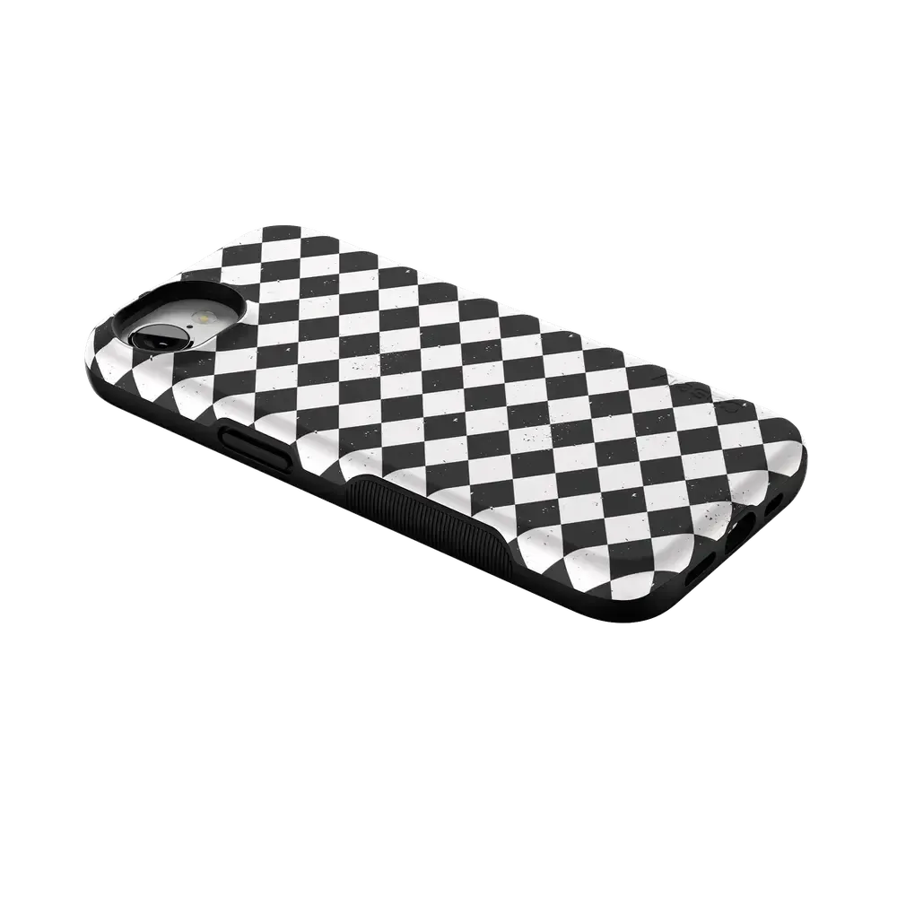 Salem's Hex | Black & White Checkered Case