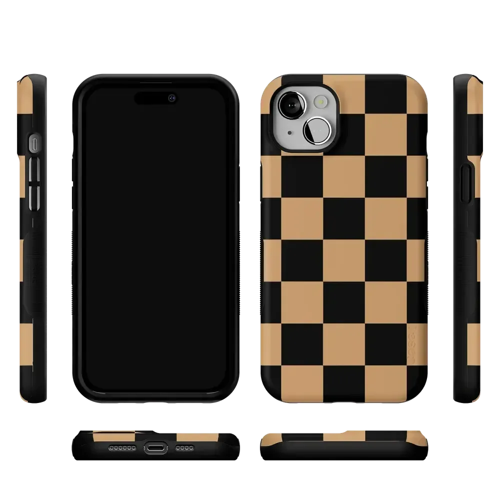 Fit Check | Black & Brown Checkerboard Case