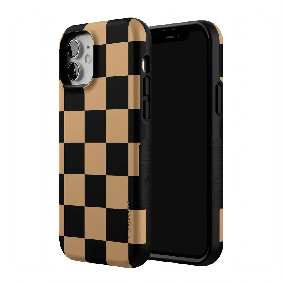 Fit Check | Black & Brown Checkerboard Case