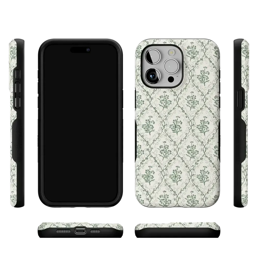 Sage Tapestry | Floral Vines Case