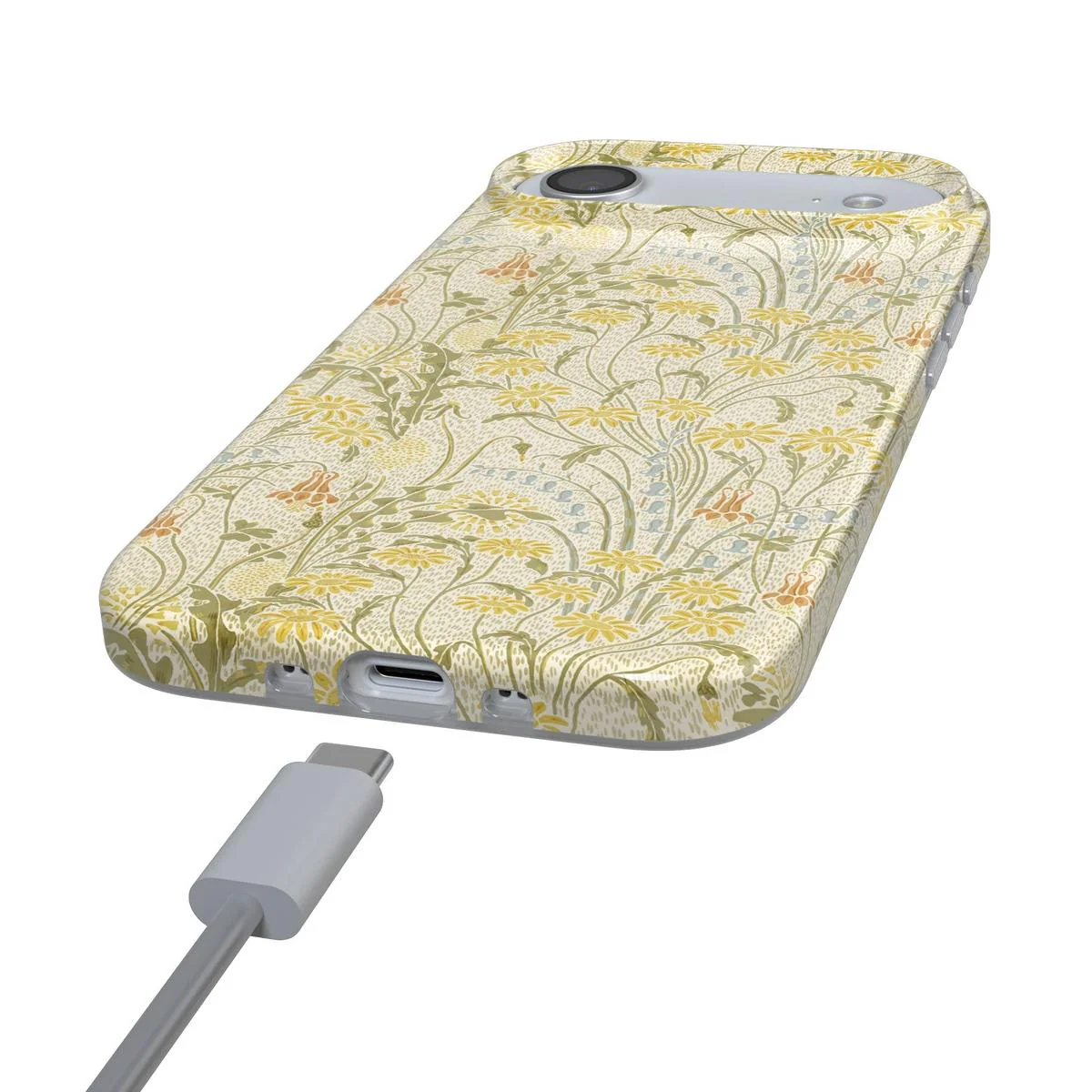 Boho Blooms | Golden Floral Case