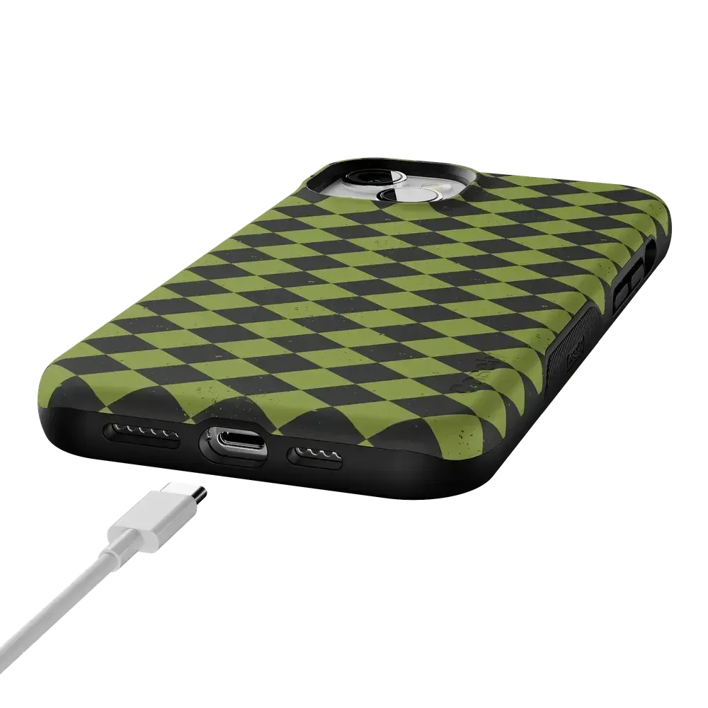 Wicked Hex | Green Checkered Case