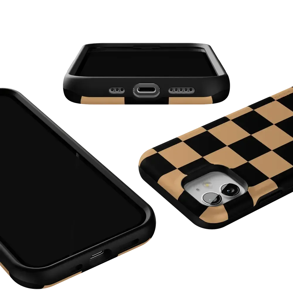 Fit Check | Black & Brown Checkerboard Case