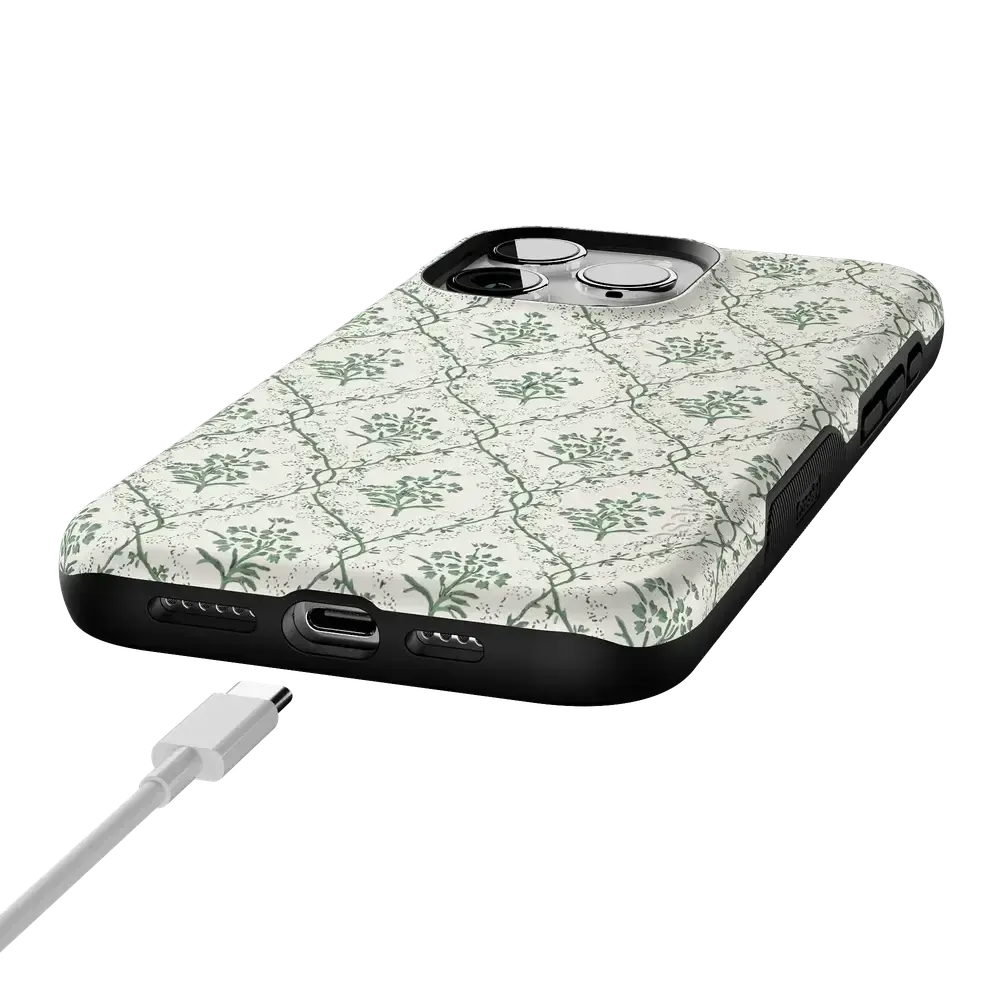 Sage Tapestry | Floral Vines Case