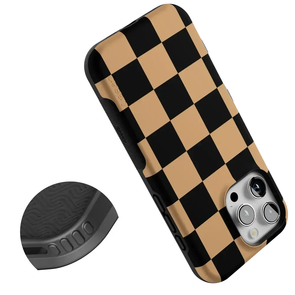 Fit Check | Black & Brown Checkerboard Case