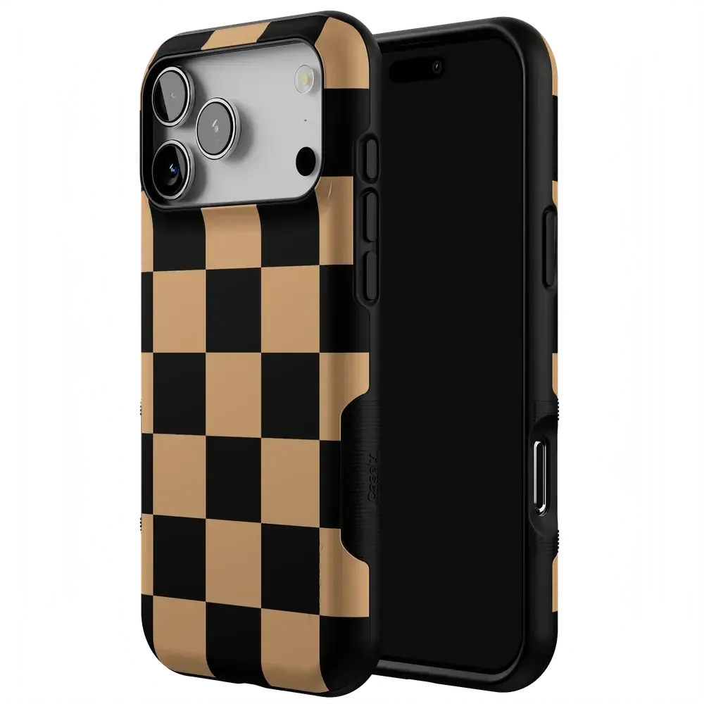 Fit Check | Black & Brown Checkerboard Case