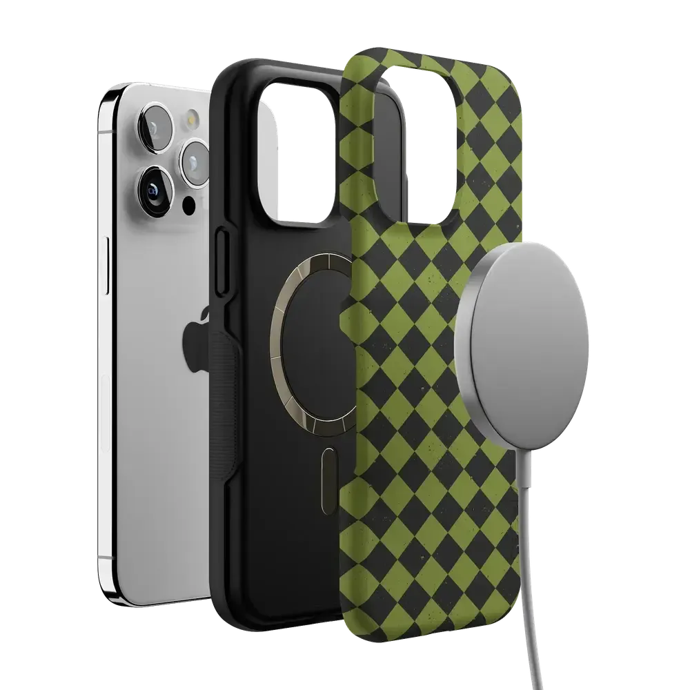 Wicked Hex | Green Checkered Case