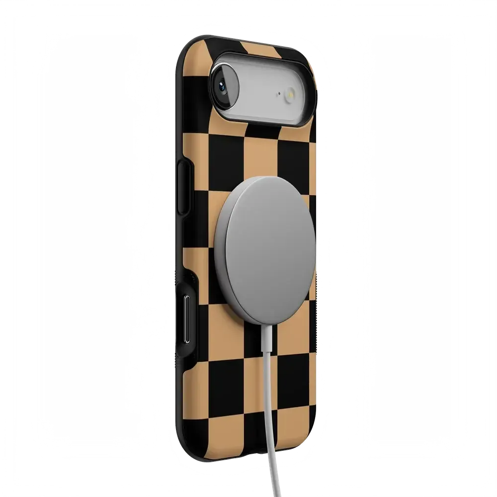 Fit Check | Black & Brown Checkerboard Case