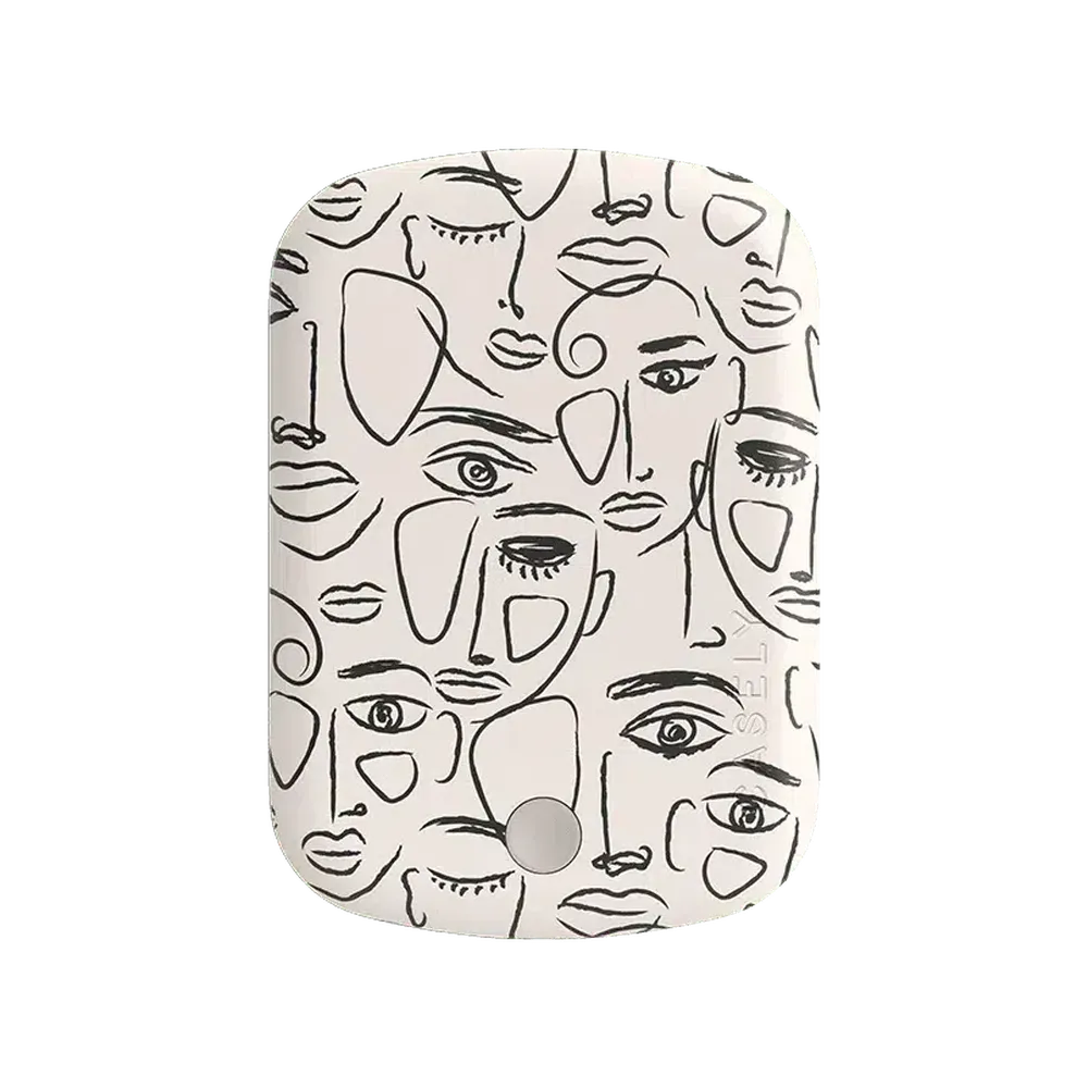 We're All Human | Minimal Face Art Power Pod