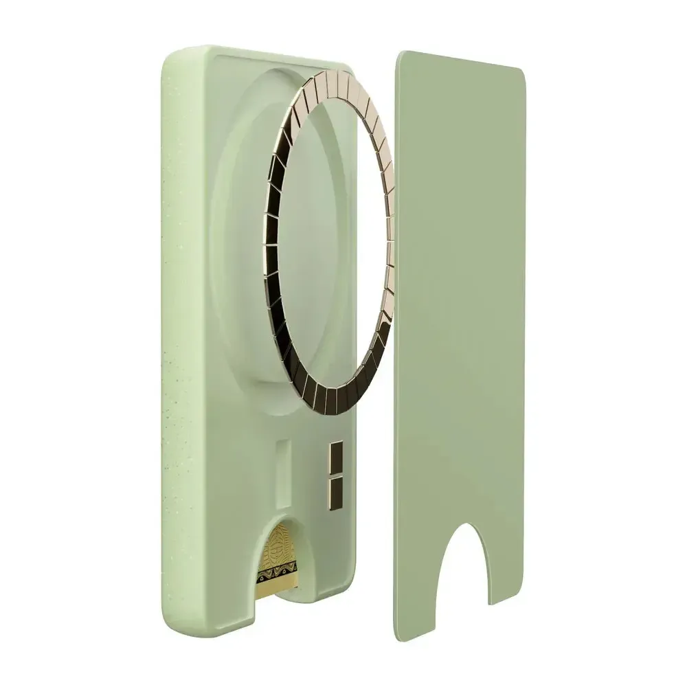 Kiwi Kiss | Matcha Green Shimmer MagWallet