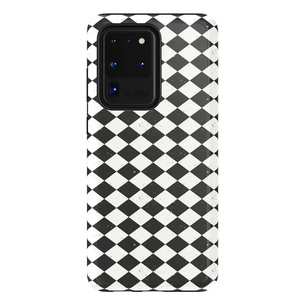 Salem's Hex | Black & White Checkered Case