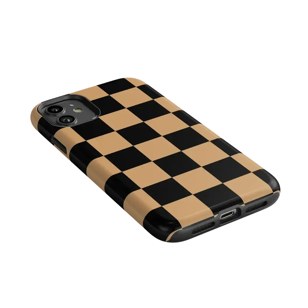 Fit Check | Black & Brown Checkerboard Case