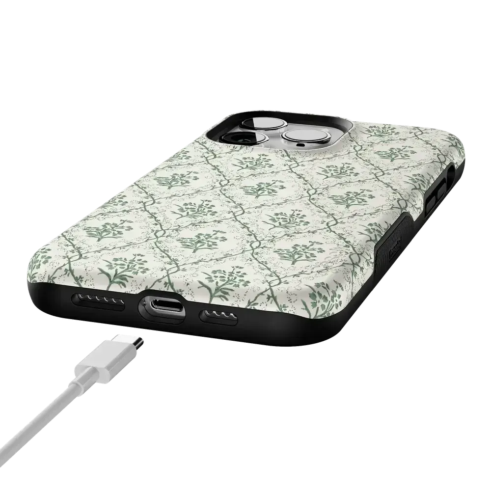 Sage Tapestry | Floral Vines Case