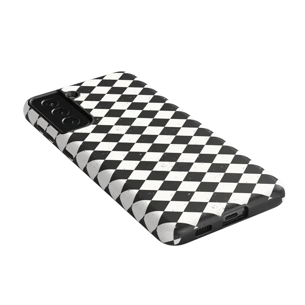 Salem's Hex | Black & White Checkered Case