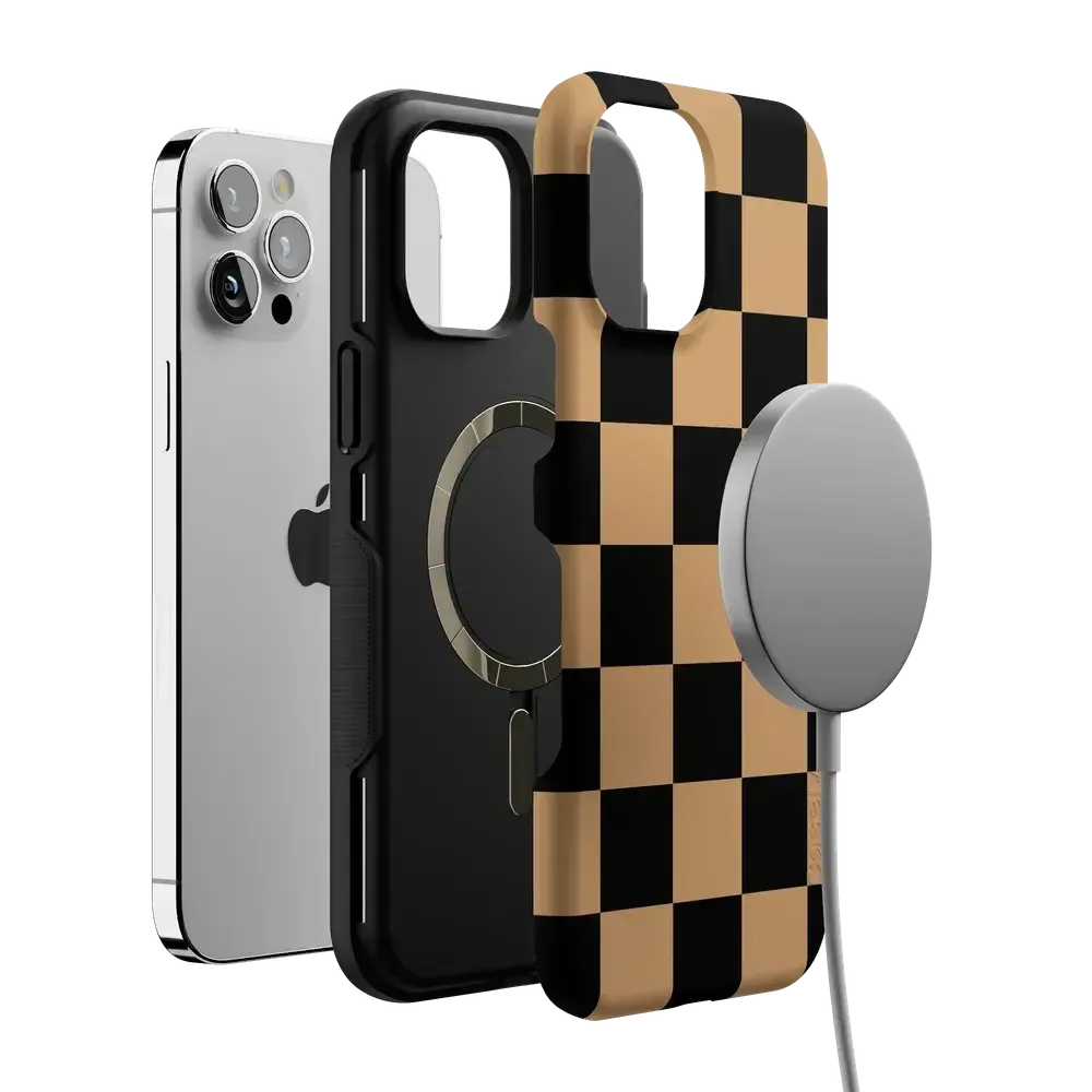 Fit Check | Black & Brown Checkerboard Case