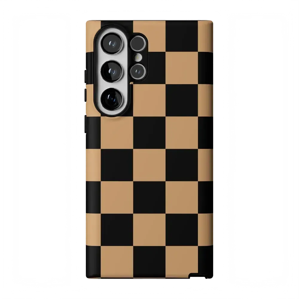 Fit Check | Black & Brown Checkerboard Case