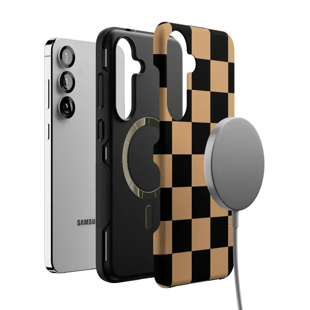 Fit Check | Black & Brown Checkerboard Case