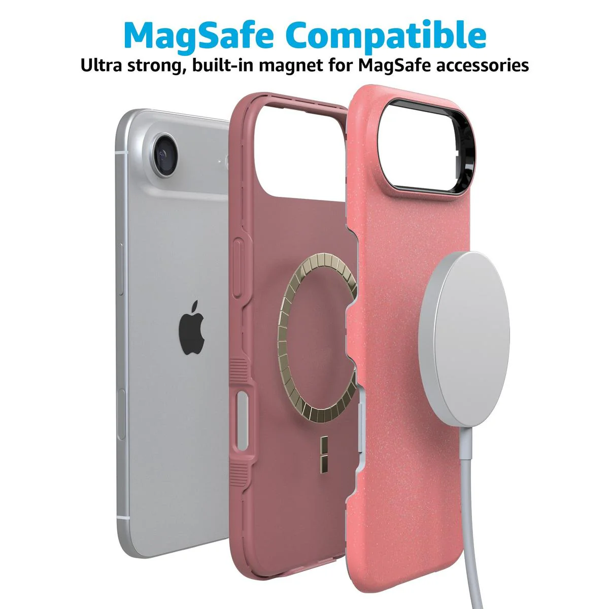 Starfish Wishes | Coral Pink Shimmer Case